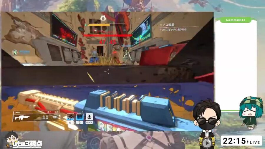 ドロップポッドに帰還する画像